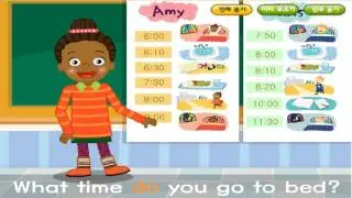 Lesson 8 what time do you get up chant