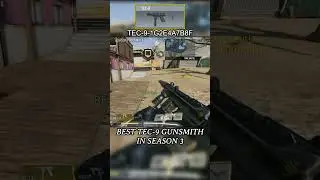 Best TEC-9 Gunsmith in Season 3 in COD Mobile #shorts #tec9gunsmith