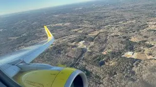 Stunning Clear Atlanta Landing - Spirit Airlines - A321-271NX - ATL - N709NK