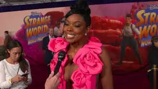Strange World Los Angeles World Premiere - itw Gabrielle Union (Official Video)