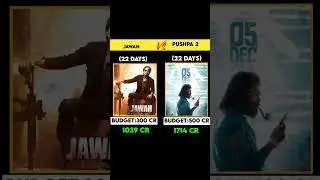 Pushpa 2 22 days worldwide box office collection|Jawan 22 days box office collection#shorts#pushpa2