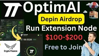 Optim AI Network DePIN Airdrop | Run Browser Extension Node | Free to Join