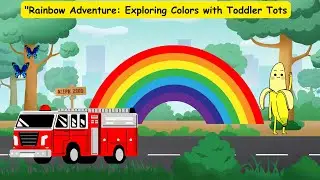 Exploring Colors with Toddler Tots | Interactive Learn To Read  #colorsforchildrentolearn  #roygbiv