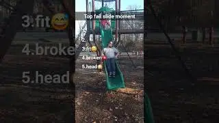 Top fail slide moment 🛝💥 #funny #memes #fail #moments