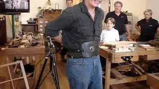 Demonstration of the Passer Drill at the Woodwright's School