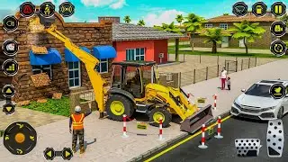 House Construction Simulator: JCB Crane Game 3D - Android Gameplay