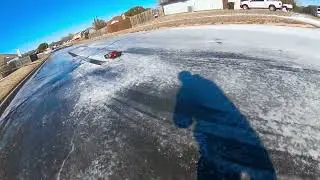 Arrma Senton 3s/ Center Diff Ice Sliding Fun