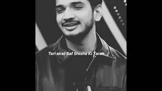 Teri Sirat Saaf Shishe Ki Tarah Mere Daman Mai dhaag Hazaro hain #munawarfaruqui #munawar #poetry