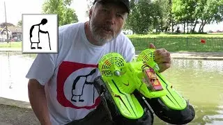 Fuhai Jingpin CRS ST Hovercraft Portishead Boating Lake with NiCD + 2S & 3S LiPo