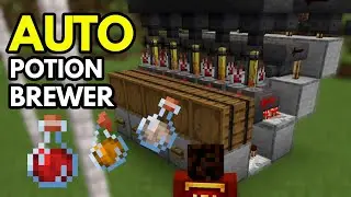 Minecraft 1.21+ Automatic Potion Brewer - Awkward Potion + Auto Water Bottle System