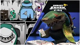 SECRET MISSION TO FIGHT MECHA SHARKJIRA ! Teaser Trailer !- Hungry Shark Comic