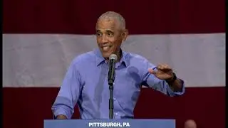 Barack Obama ridicules Donald Trump, JD Vance at Kamala Harris campaign event