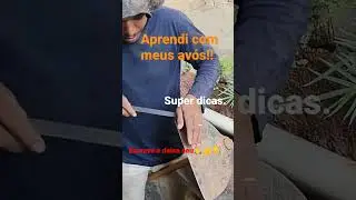 Super dica de afiar enxada Tramontina #shorts #youtubeshorts #viral