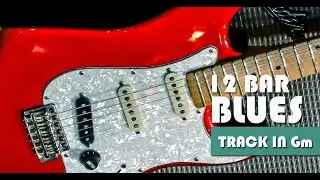 Brooding Slow 12 Minor Blues Guitar Backing Track in Gm