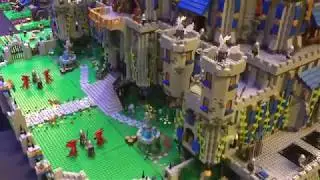 Giant LEGO Castle: Blue Lion Faction - Brick Fiesta 2019