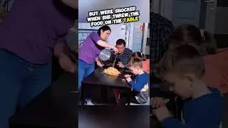 she forced them to eat unhealthy food😲 #shorts #mother #father #kids