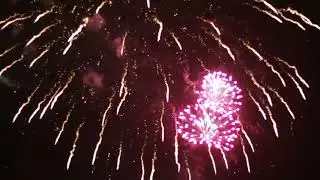Happy New Year 2018 : Fireworks Basel City -Switzerland