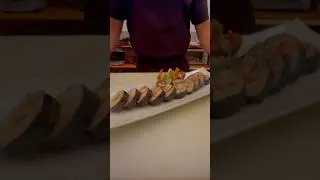 How to Make Easy Simple Quick Sushi Roll : Spider Roll #sushiroll #shortvideo #viralvideo #shorts