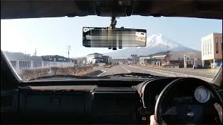 FC3S and A road with a view of Mt. Fuji !