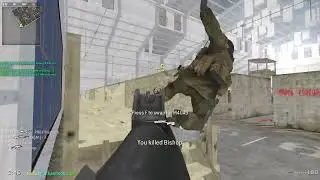 High ping Struggle | CoD4 Promod Gameplay