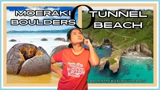 🌊 Exploring Boulders & Tunnel Beach | Coastal Wonders of Dunedin, NZ 🌿🇳🇿