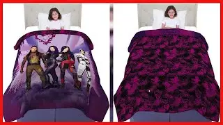 Franco Kids Bedding Super Soft Reversible Comforter, Twin/Full, Disney Descendants