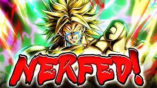 THEY NERFED OUR GLORIOUS KING LF DBZ BROLY! (Dragon Ball Legends)