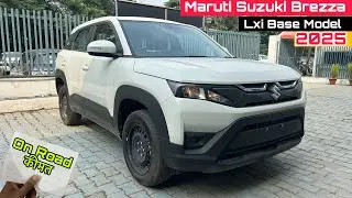 Maruti Suzuki Brezza Lxi 2025 | Brezza Base Model 2025 On Road Price, Features & Real-Life-Review