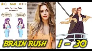 Brain Rush : Tricky Puzzle Android Gameplay Walkthrough Levels 1 - 30