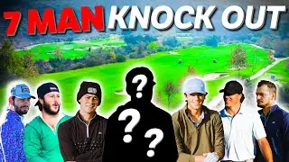 7 Man Knockout Golf Challenge Feat. Celebrity Guest! | Good Good