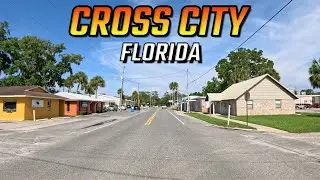 Cross City Florida Driving Through