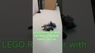 LEGO Robot car with microbitv2 Remote control version #lego  #microbit