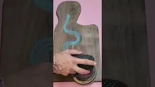 sneaky snake #woodworking #walnut #diy