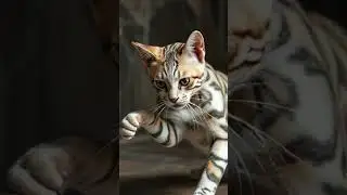 fact about marbled cat || marbled cat is a small wild cat #edutropism #shorts #viralvideo