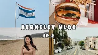 Berkeley Vlog EP2 【San Francisco x Golden Gate Bridge】｜開學前的舊金山之旅🌤連續二訪金門大橋🌁