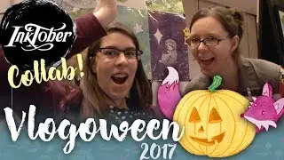 Vlogoween & Inktober 10.7.17 // An Inktober Collab with In Liquid Color