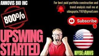 ANNOVIS BIO INC | UPSWING STARTED | ANVS PRICE TARGET | ANVS STOCK ANALYSIS