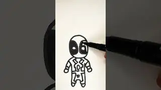 Deadpool coloring page