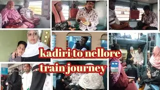 KADIRI TO NELLORE TRAIN 🚂 FULL ENJOY CHESSAM TRAIN JOURNEY #shanoor12348 