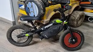 Bicicleta eléctrica casera o moto eléctrica casera