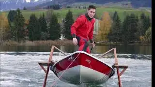 WORLD PATENT NOVELTY Test of low cost high efficient thin quasi hydrofoil as under hull