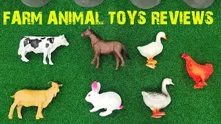 #17  Unboxing Farm Animal Toys Like Rabbits, Horse, Cow, Goose, Roosters, Goat, Swan, Duck, Chicken