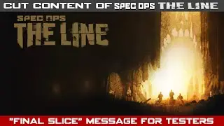 Cut Content of Spec Ops: The Line - Beta 