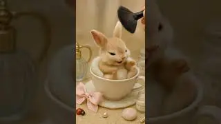 Spa day bunny🐇#сute#rabbit #bunny #spa#funnyanimals#cutebunny#fluffy #cutepets#petlover#viralshorts