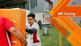 SuphanFC TV | GK Training | บรรยากาศการซ้อมผู้รักษาประตูของทีมสุพรรณบุรี เอฟซี 15/6/15 | HD
