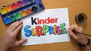 Kinder Surprise logo - Kinder Sorpresa, Kinder &Uuml;berraschung, Kinder сюрприз - painting