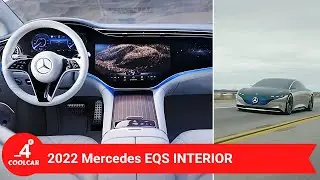 2022 Mercedes EQS INNENRAUM ｜ Hyperscreen 141 cm breit