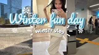 WINTER FUN DAY❄️-иду в гости/ зимний влог