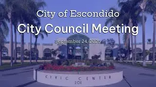 Audio - Escondido City Council Vision Workshop - September 24, 2025