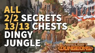 All Dingy Jungle Secrets & Chests Minecraft Dungeons